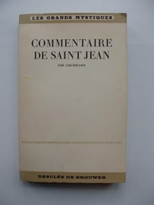 Seller image for Commentaire de Saint Jean for sale by Goldring Books