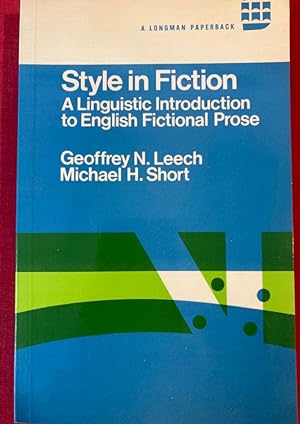 Immagine del venditore per Style in Fiction. A Linguistic Introduction to English Fictional Prose. venduto da Plurabelle Books Ltd