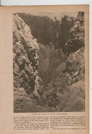 Bild des Verkufers fr Blanco y negro numero ?: Crater del volcan de Orizaba zum Verkauf von EL BOLETIN