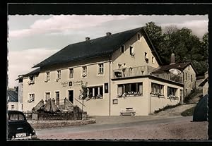 Ansichtskarte Oberwarmensteinach, Gasthof-Pension Metzgerei Goldener Stern