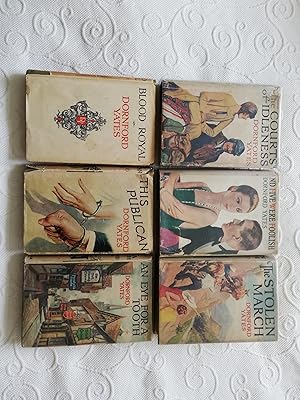 Seller image for Complete set of 35 Dornford Yates novels, with all of the Berry and Chandos books and all of the adventures: Adele & Co, *The Brother of Daphne, *The Courts of Idleness, *Berry & Co, Anthony Lyvedon, *Jonah & Co, Valerie French, *And Five Were Foolish, *As Other Men Are, The Stolen March, Blind Corner, Perishable Goods, Blood Royal, She Fell Among Thieves, Fire Below, *Maiden Stakes, Safe Custody, Storm Music, And Berry Came Too, She Painted Her Face, *This Publican, *Gale Warning, Shoal Water, *Period Stuff, *An Eye For A Tooth, *The House That Berry Built, *Red In The Morning, *The Berry Scene, *Cost Price, Lower Than Vermin, *Ne'er-Do-Well, *Wife Apparent, *As Berry and I Were Saying, *B-Berry and I Look Back (* First Editions) for sale by M&B Books