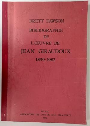 Image du vendeur pour Bibliographie de l'oeuvre de Jean Giraudoux 1899-1982. mis en vente par pages volantes