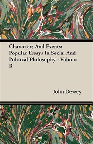 Immagine del venditore per Characters And Events Popular Essays In venduto da GreatBookPricesUK