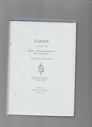 Imagen del vendedor de Emma - A Play - founded on Jane Austen novel a la venta por Lavender Fields Books PBFA