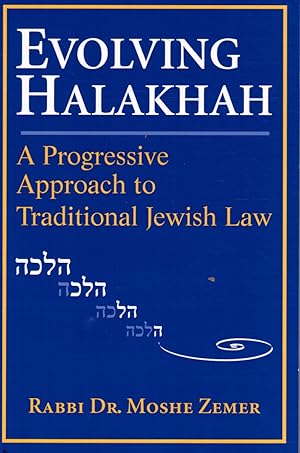 Bild des Verkufers fr Evolving Halakhah: a Progressive Approach to Traditional Jewish Law zum Verkauf von Bookshop Baltimore