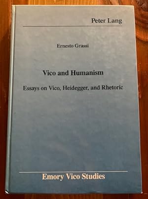 Seller image for Vico and Humanism: Essays on Vico, Heidegger, and Rhetoric (Emory Vico Studies, Vol 3) for sale by Bad Animal