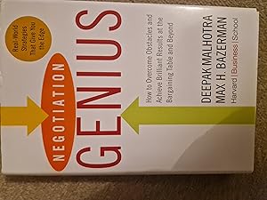 Seller image for Negotiation Genius: How to Overcome Obstacles and Achieve Brilliant Results at the Bargaining Table and Beyond for sale by Herons' Nest Books