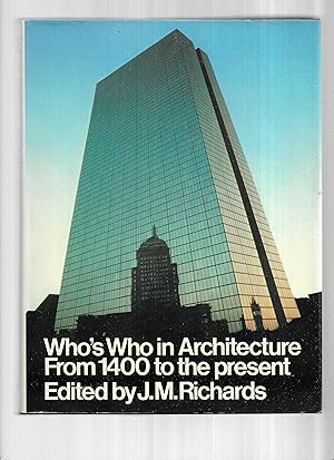 Seller image for WHO'S WHO IN ARCHITECTURE FROM 1400 TO THE PRESENT. American Consultant: Adolf Placzek for sale by Chris Fessler, Bookseller
