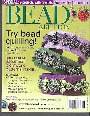 Seller image for Bead & Button, June 2008 Issue for sale by Vada's Book Store