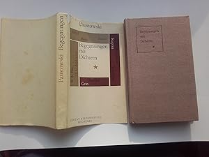 Imagen del vendedor de Begegnungen mit Dichtern: Konstantin Paustowski mit E. A. Poe, H.C. Andersen, Bulgakow, Babel, Blok, Bunin, Grin, Kuprin, Olescha, Prischwin a la venta por Bildungsbuch