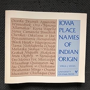 Iowa Place Names of Indian Origin