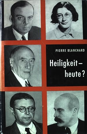 Bild des Verkufers fr Heiligkeit - heute? : e. Analyse der religisen Situation im Schifttum unserer Zeit. zum Verkauf von books4less (Versandantiquariat Petra Gros GmbH & Co. KG)