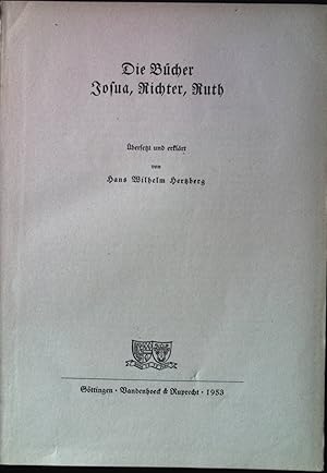 Seller image for Die Bcher Josua, Richter, Ruth. Das Alte Testament deutsch ; Teilbd. 9 for sale by books4less (Versandantiquariat Petra Gros GmbH & Co. KG)