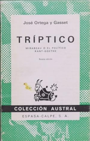 Imagen del vendedor de Trptico a la venta por Librera Alonso Quijano