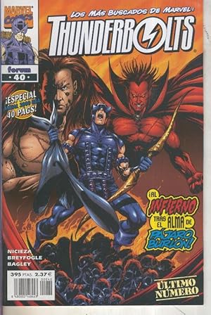 Bild des Verkufers fr Thunderbolts volumen 1 numero 40 zum Verkauf von El Boletin