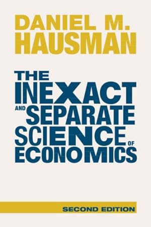 Imagen del vendedor de Inexact and Separate Science of Economics a la venta por GreatBookPrices