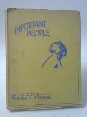 Seller image for Important People for sale by World of Rare Books