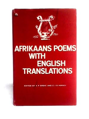 Bild des Verkufers fr Afrikaans Poems with English Translations zum Verkauf von World of Rare Books