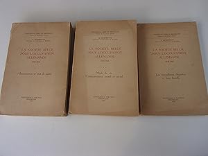 Seller image for LA SOCIETE BELGE SOUS L'OCCUPATION ALLEMANDE. Les 3 tomes. Ddicace for sale by occasion de lire