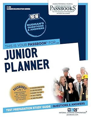 Imagen del vendedor de Junior Planner (C-415): Passbooks Study Guide (415) (Career Examination Series) a la venta por Redux Books