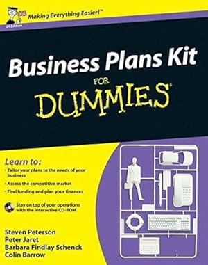 Bild des Verkufers fr Business Plans Kit For Dummies (UK Edition) zum Verkauf von WeBuyBooks