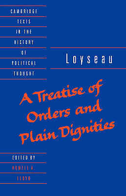 A Treatise of Orders and Plain Dignities. Edited by Howell A Lloyd