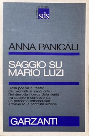 Seller image for SAGGIO SU MARIO LUZI for sale by CivicoNet, Libreria Virtuale