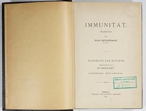 Immunität. Bearbeit von Elias Metchnikoff (1.Lief.: 4, pp.1-62).