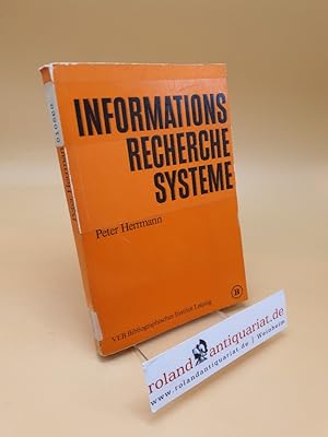 Bild des Verkufers fr Informationsrecherchesysteme zum Verkauf von Roland Antiquariat UG haftungsbeschrnkt