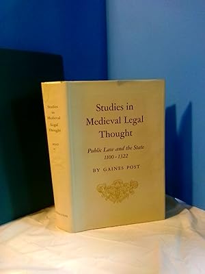 Seller image for Studies in Medieval Legal Thought: Public Law and the State, 1100-1322 for sale by Second Story Books, ABAA