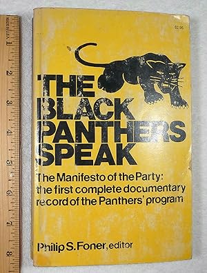 Seller image for The Black Panthers Speak for sale by Dilly Dally