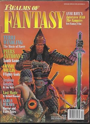 Imagen del vendedor de REALMS OF FANTASY: December, Dec. 1994 a la venta por Books from the Crypt