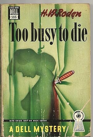 Imagen del vendedor de TOO BUSY TO DIE: A Johnny Knight Murder Mystery **Dell Mapback #185** a la venta por MURDER BY THE BOOK
