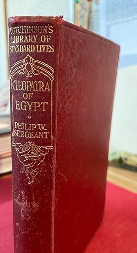 Bild des Verkufers fr Cleopatra of Egypt. zum Verkauf von Plurabelle Books Ltd
