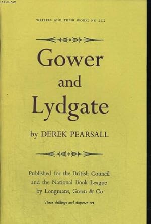 Seller image for GOWER AND LYDGATE for sale by WeBuyBooks