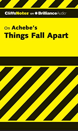 Bild des Verkufers fr CliffsNotes on Achebe's Things Fall Apart zum Verkauf von WeBuyBooks