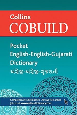 Bild des Verkufers fr Collins Cobuild Pocket English-English-Gujarati Dictionary (Collins Cobuild Pocket Diction) zum Verkauf von WeBuyBooks