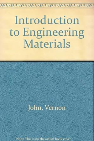 Bild des Verkufers fr Introduction to Engineering Materials zum Verkauf von WeBuyBooks