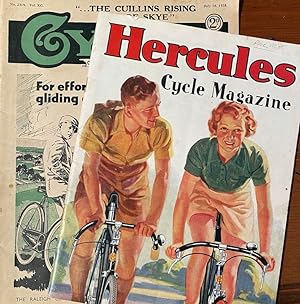 Cycling magazines from the 1930s.