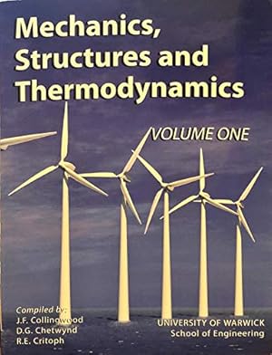 Imagen del vendedor de Mechanics Structures and Thermodynamics. Volume 1 a la venta por WeBuyBooks