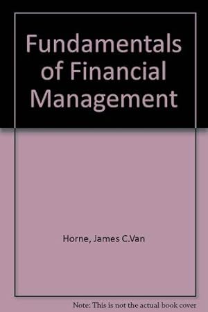 Bild des Verkufers fr Fundamentals of Financial Management zum Verkauf von WeBuyBooks