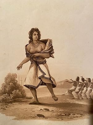 Imagen del vendedor de Nouvelle Zelande. Jeune Fille; Chef de Guerriers a la venta por Anah Dunsheath RareBooks ABA ANZAAB ILAB