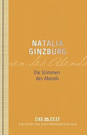 Seller image for Die Stimmen des Abends for sale by WeBuyBooks
