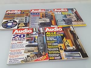 Konvolut 5 Zeitschriften: Audio das Magazin für HiFi und Musik 1998 Januar-Mai