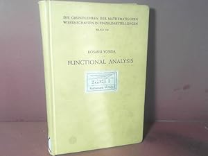 Bild des Verkufers fr Functional Analysis. (= Die Grundlehren der mathematischen Wissenschaften in Einzeldarstellungen, Band 123). zum Verkauf von Antiquariat Deinbacher