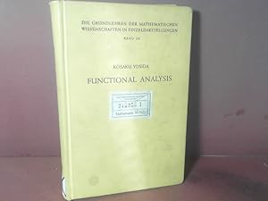 Imagen del vendedor de Functional Analysis. (= Die Grundlehren der mathematischen Wissenschaften in Einzeldarstellungen, Band 123). a la venta por Antiquariat Deinbacher