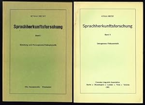 Sprachherkunftsforschung (in 2 Bänden): Band I: Einleitung und Phonogenese, Paläophonetik / Band ...