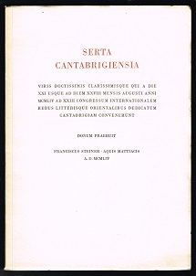 Serta Cantabrigiensia viris doctissimis clarissimisque qui a die XXI usque ad diem XXVIII mensis ...