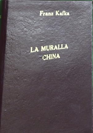 Imagen del vendedor de La muralla china a la venta por Librería Alonso Quijano
