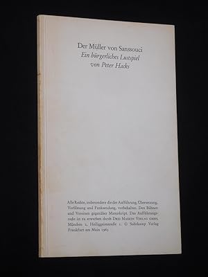 Seller image for Der Mller von Sanssouci. Ein brgerliches Lustspiel for sale by Fast alles Theater! Antiquariat fr die darstellenden Knste